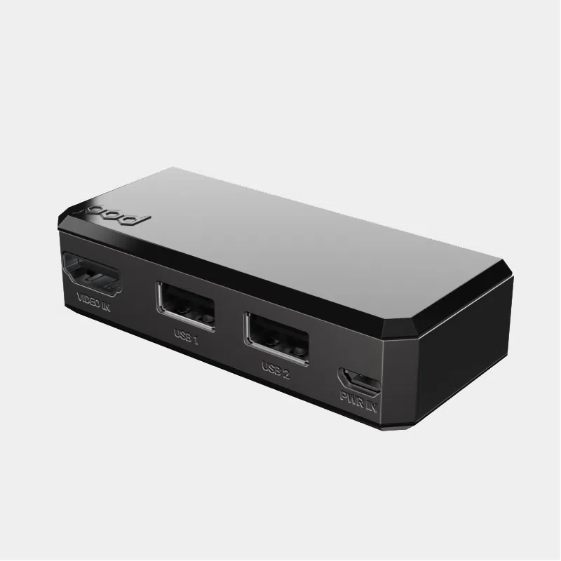 Boîtier Argon POD noir pour Raspberry Pi Zero avec ports micro-HDMI et USB-C