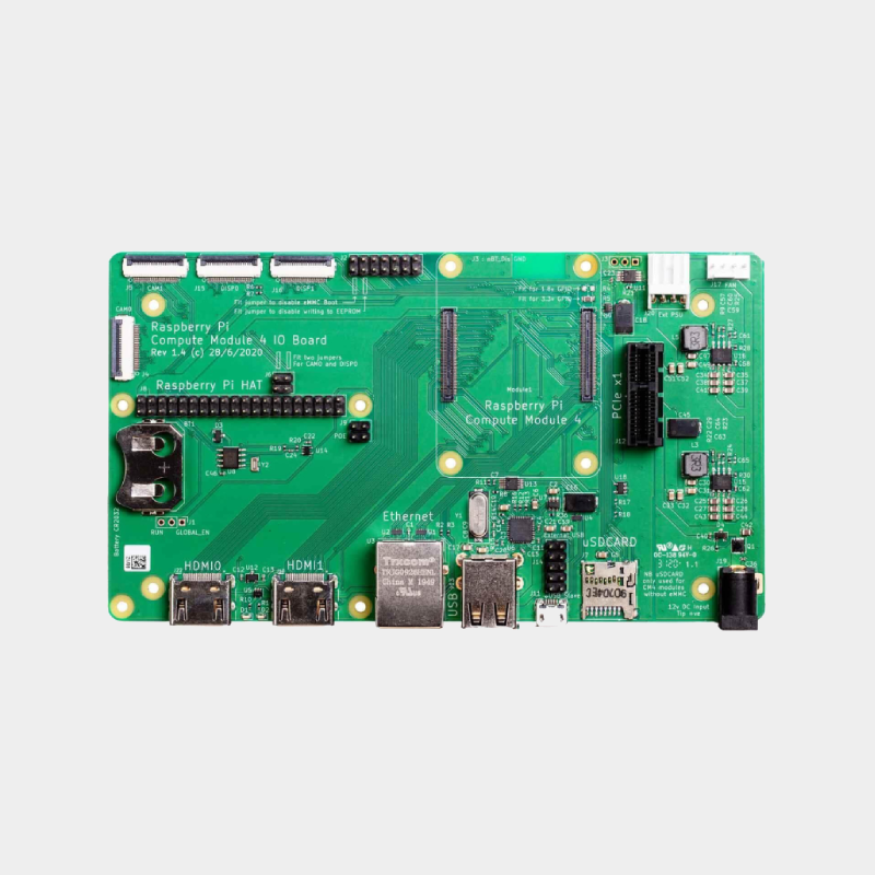 Carte électronique, kit de développement Io Board pour Raspberry Pi Compute Module 4