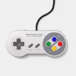 Manette de jeu USB Retroflag au style Super Nintendo, boutons colorés A B X Y et croix directionnelle