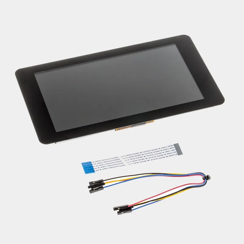Official Raspberry Pi 7-inch 800x480 touchscreen with accessories
