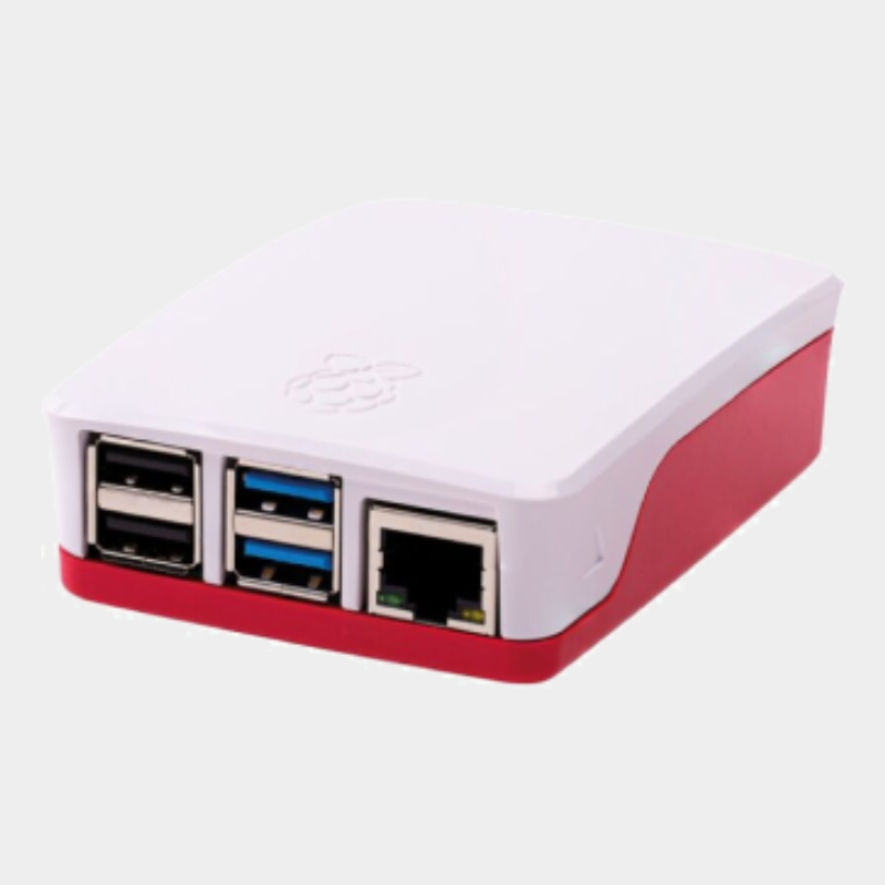 Raspberry Pi Boîtier pour Raspberry Pi 4 - rouge et blanc