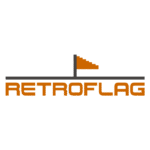 Retroflag 11 Logo RETROFLAG, icône de petit drapeau au dessus du nom de la marque