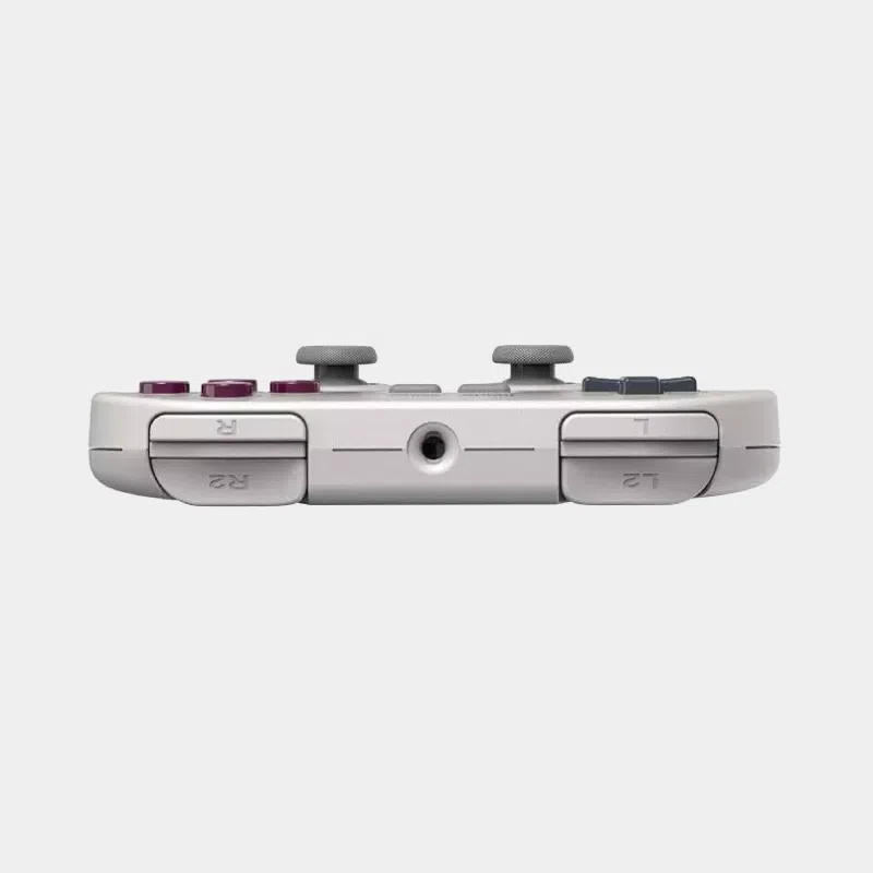 Manette 8BitDo SN30 Pro USB vue de dos avec ses gâchettes et boutons arrière