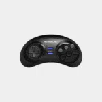 Manette Retroflag Classic Controller-M vue de face avec logo, croix directionnelle et six boutons