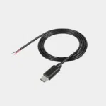 Câble USB type C avec extrémité à deux fils dénudés pour raccordement direct