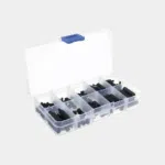 Boîte de rangement fermée et transparente du kit de vis de montage pour Raspberry Pi