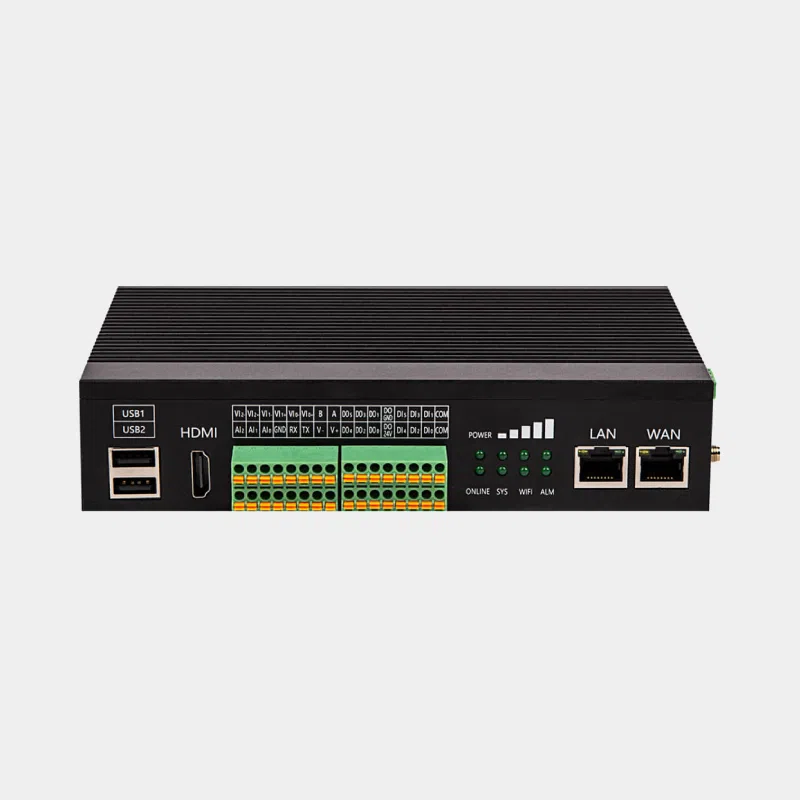Passerelle Elastel EG500 avec ports USB, HDMI, entrées sorties et connexions réseau