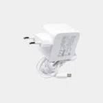 Alimentation officielle Raspberry Pi USB-C 45W blanche avec prise secteur et câble