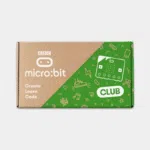Boîte du kit Micro:BIT CLUB V2 avec logo micro:bit et bandeau vert CLUB