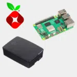 Kit Pi-hole Ready avec logo Pi-hole, carte Raspberry Pi 5 et boîtier noir