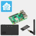 Kit domotique Home Assistant avec Raspberry Pi 5, boîtier Argon ONE V5 et clé ZigBee