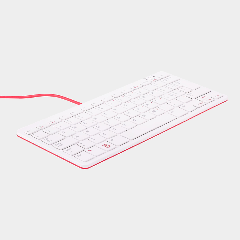 Clavier Raspberry Pi Azerty rouge