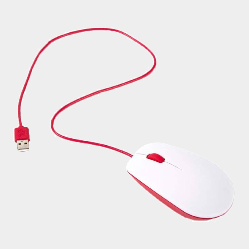 Raspberry Pi souris officielle rouge