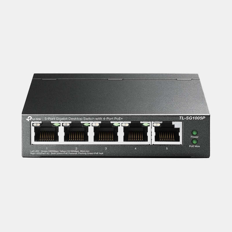 Switch PoE TP Link avec 4 ports