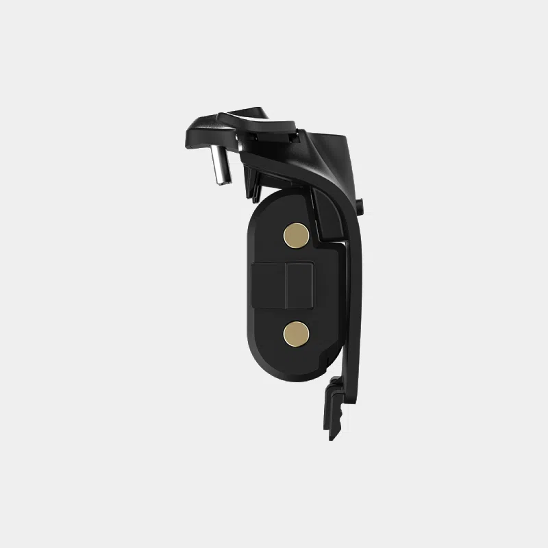 Retroflag SuperPack, module d'amélioration vu de profil avec contacts de batterie dorés
