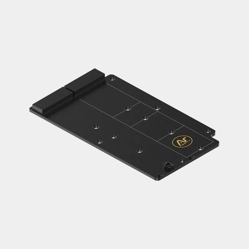 Boîtier Argon ONE V5 Dual NVMe pour Raspberry Pi 5, plaque interne avec emplacements M.2 et vis
