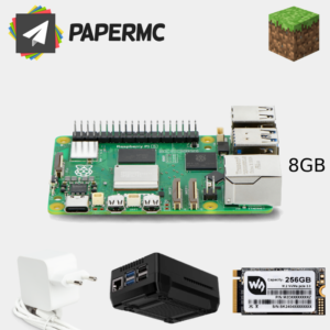 Kit Minecraft Plus – Serveur Raspberry Pi 5 + SSD NVMe 256 Go